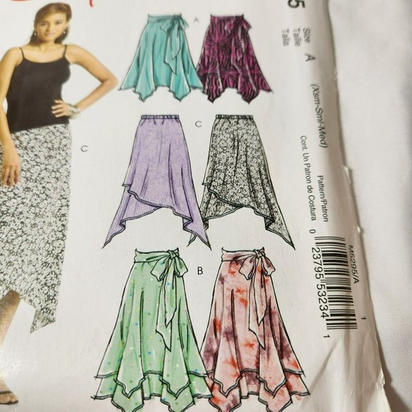 Easy Stitch n Save M5295 McCalls Size A Xsm, Sml, Med Sewing Pattern UNCUT - Picture 3 of 8